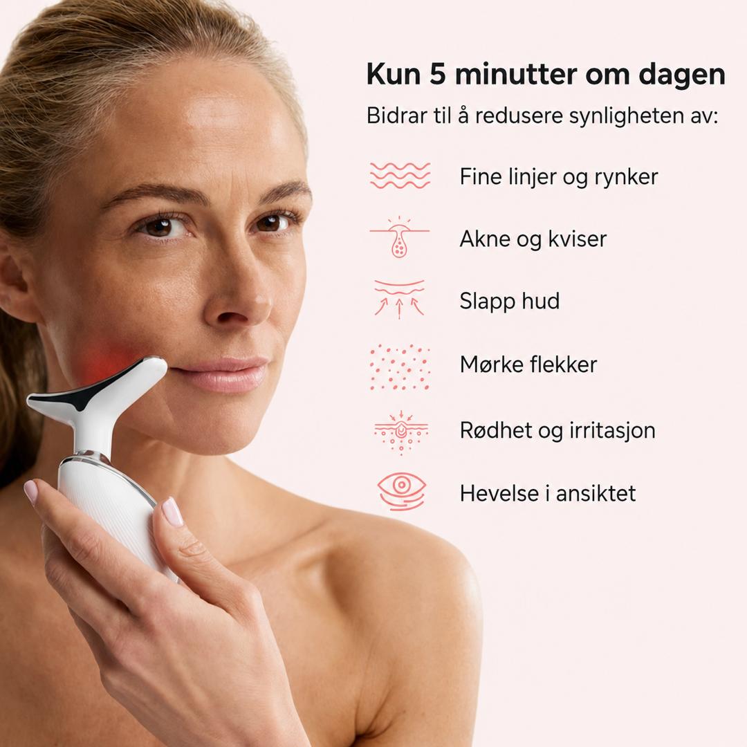 Brioderm 7-i-1 LED ansiktsskulptur