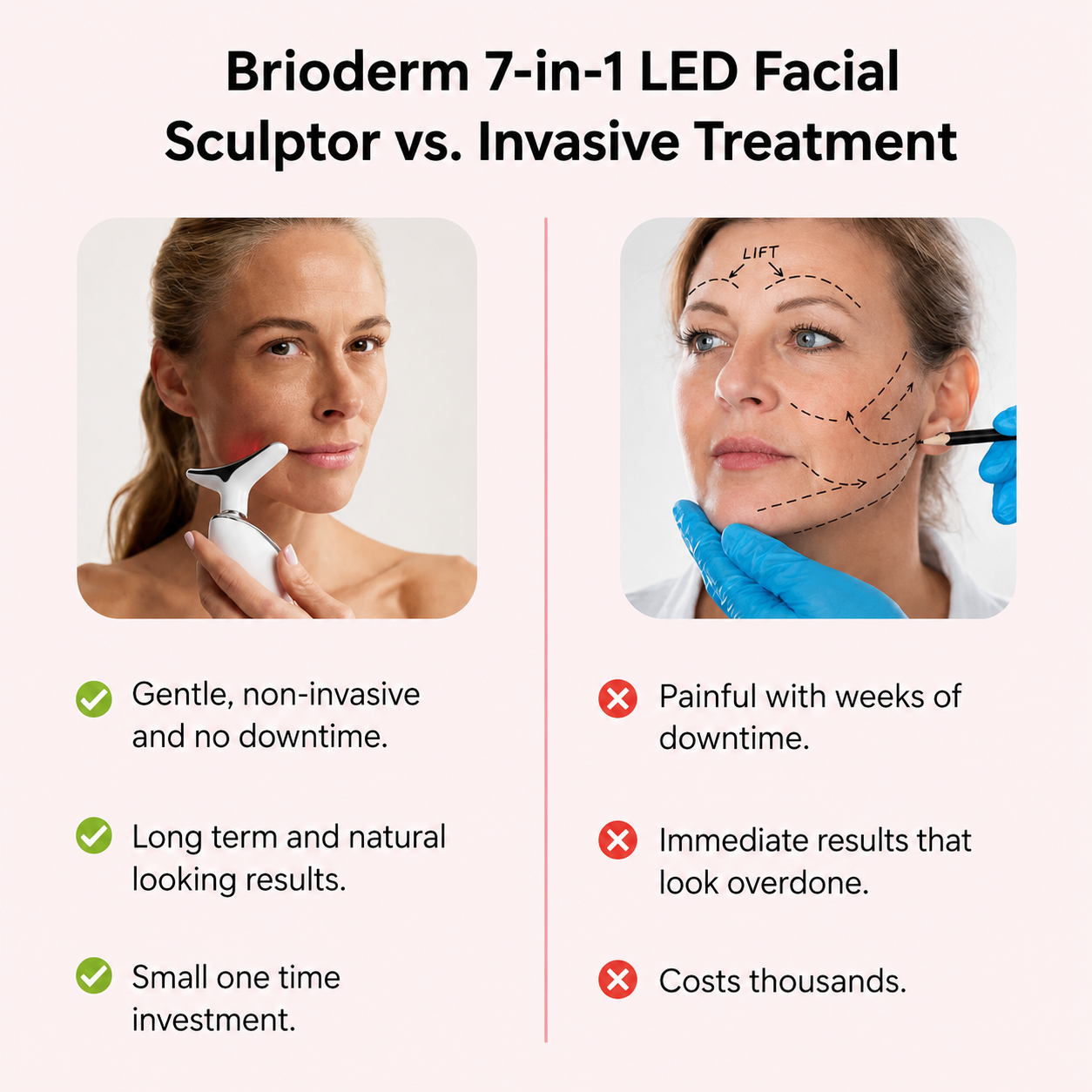 Brioderm 7-in-1 LED Facial Sculptor